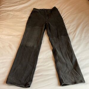 Hollister Black Patchwork Jeans Size 3 Waist 26 Boyfriend Cut